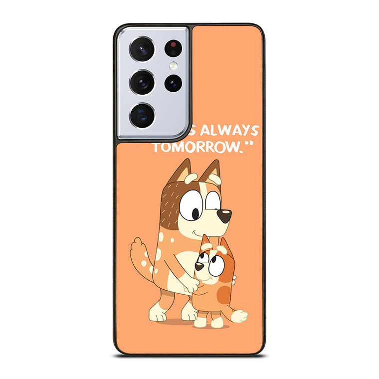 CHILLI HEELER BLUEY CARTOON Samsung Galaxy S21 Ultra Case Cover