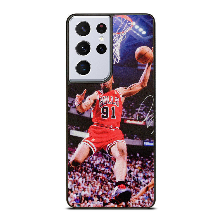 DENNIS RODMAN CHICAGO BULLS NBA Samsung Galaxy S21 Ultra Case Cover