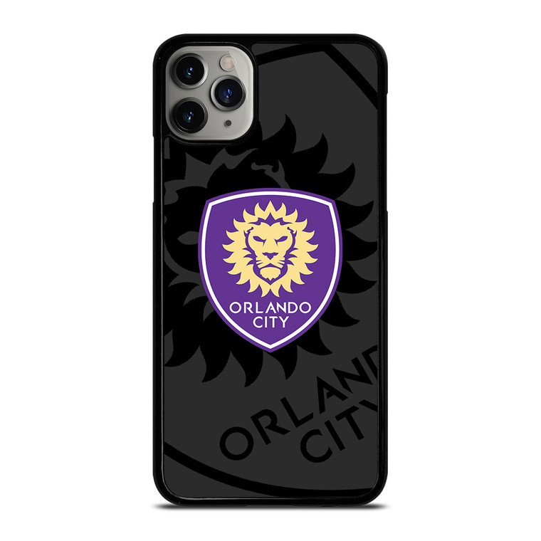 ORLANDO CITY SC MLS BLACK iPhone 11 Pro Max Case Cover
