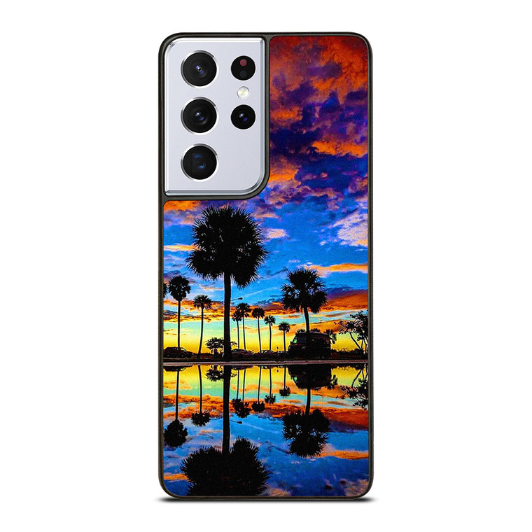 FLORIDA BEAUTIFUL SUNSET Samsung Galaxy S21 Ultra Case Cover