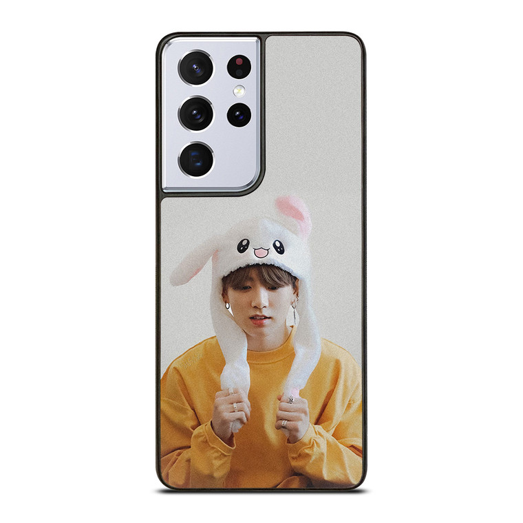 JUNGKOOK BTS BANGTAN BOYS BUNNY HAT Samsung Galaxy S21 Ultra Case Cover