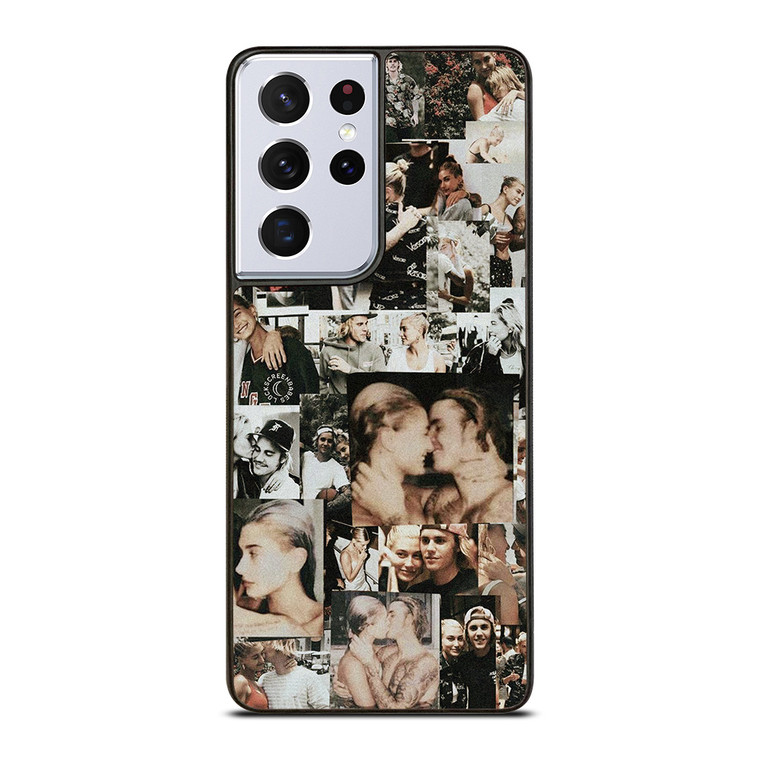 JUSTIN AND HAILEY BIEBER COLLAGE 2 Samsung Galaxy S21 Ultra Case Cover