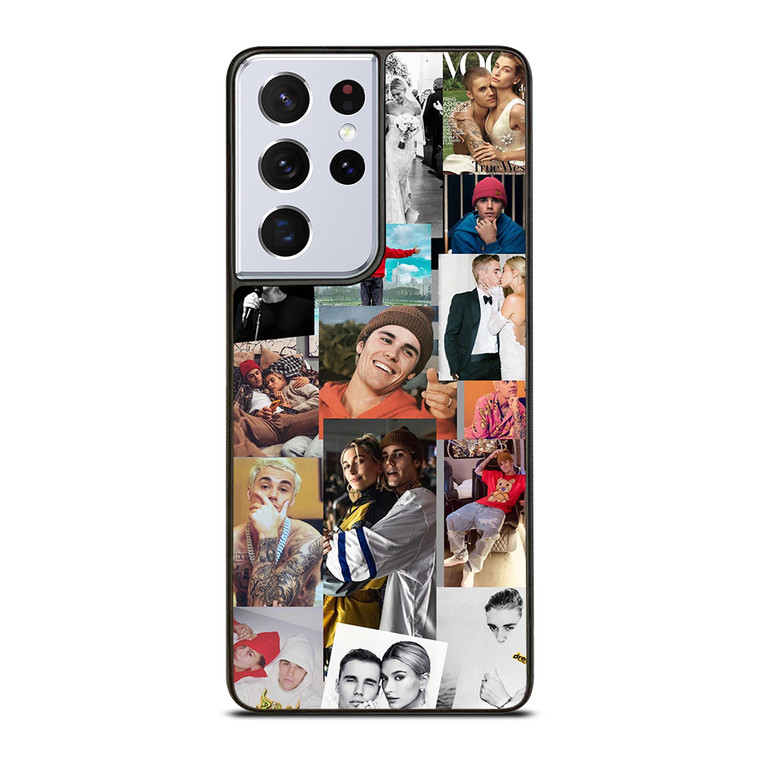 JUSTIN AND HAILEY BIEBER COLLAGE Samsung Galaxy S21 Ultra Case Cover