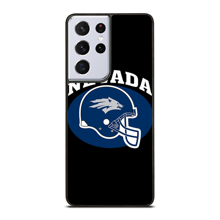 NEVADA WOLF PACK FOOTBALL HELMET Samsung Galaxy S21 Ultra Case Cover