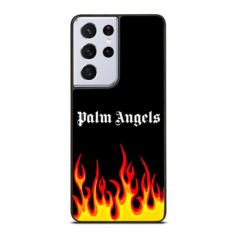 PALM ANGELS GRAFFITI FLAMES Samsung Galaxy S21 Ultra Case Cover