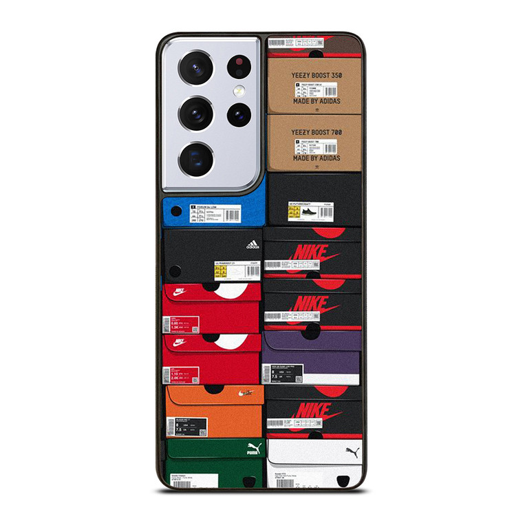 SNEAKERS BOX STACKED Samsung Galaxy S21 Ultra Case Cover