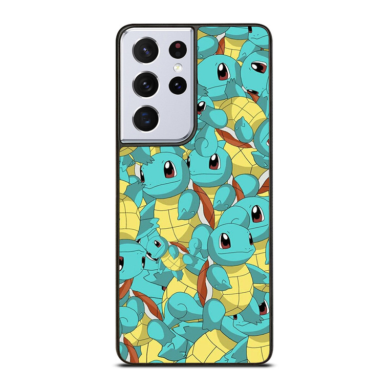 SQUIRTLE POKEMON MONSTER PATTERN Samsung Galaxy S21 Ultra Case Cover