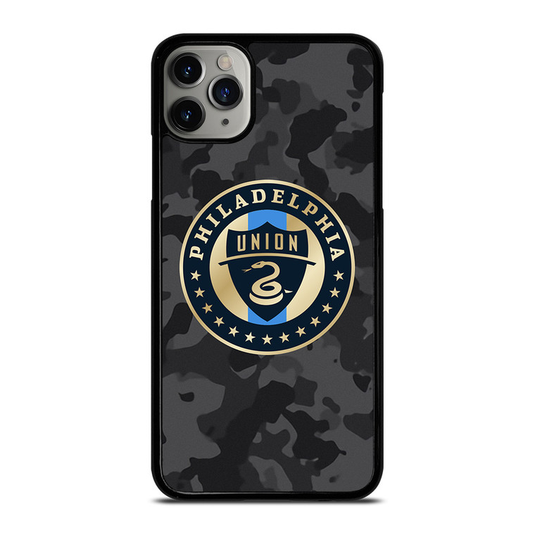 PHILADELPHIA UNION MLS BLACK CAMO iPhone 11 Pro Max Case Cover