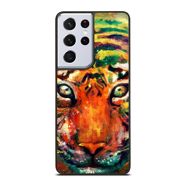 TRIPPY TIGER ART Samsung Galaxy S21 Ultra Case Cover