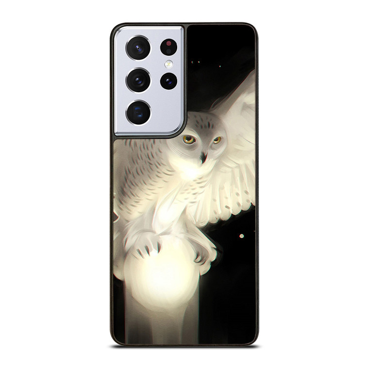 WHITE WOL CUTE Samsung Galaxy S21 Ultra Case Cover