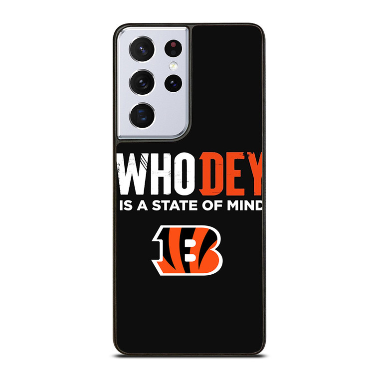 WHO DEY CINCINNATI BENGALS NFL Samsung Galaxy S21 Ultra Case Cover