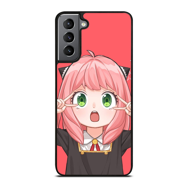 ANYA SPY X FAMILY PINK Samsung Galaxy S21 Plus Case Cover