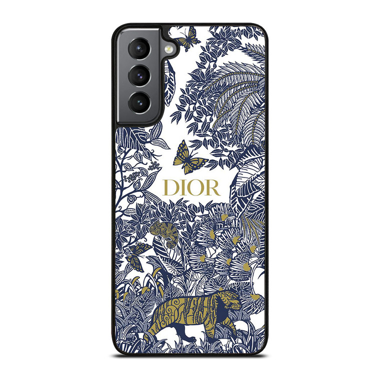 DIOR FLORAL BLUE Samsung Galaxy S21 Plus Case Cover