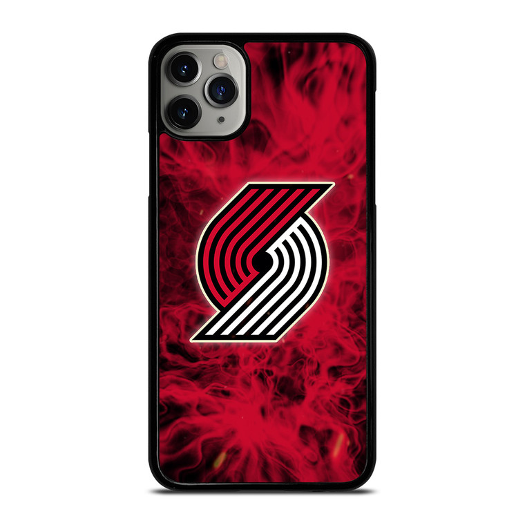 PORTLAND TRAIL BLAZERS BASKETBALL NBA FIRE iPhone 11 Pro Max Case Cover