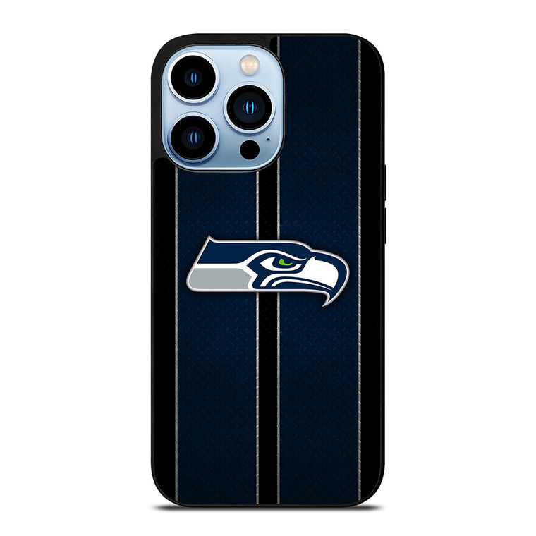 SEATTLE SEAHAWKS NFL METAL STRIPE iPhone 13 Pro Max Case Cover