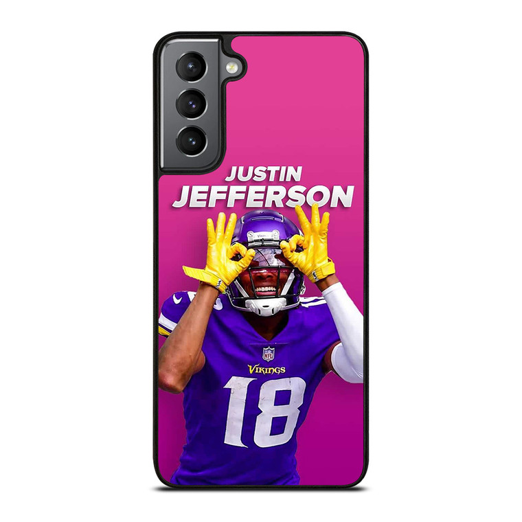 JUSTIN JEFFERSON MINNESOTA VIKINGS Samsung Galaxy S21 Plus Case Cover