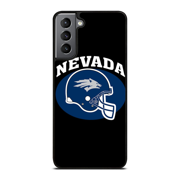NEVADA WOLF PACK FOOTBALL HELMET Samsung Galaxy S21 Plus Case Cover