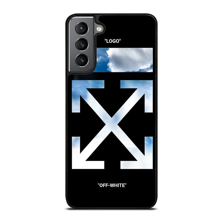 OFF WHITE SKY BLUE Samsung Galaxy S21 Plus Case Cover