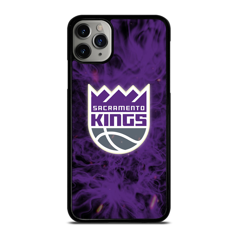 SACRAMENTO KINGS BASKETBALL NBA FIRE iPhone 11 Pro Max Case Cover
