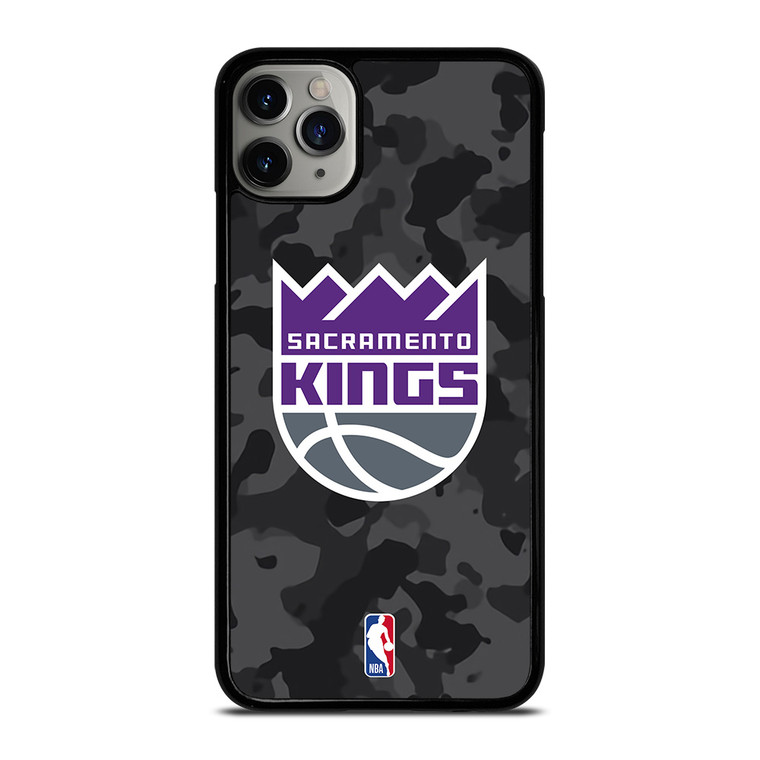 SACRAMENTO KINGS BLACK CAMO iPhone 11 Pro Max Case Cover