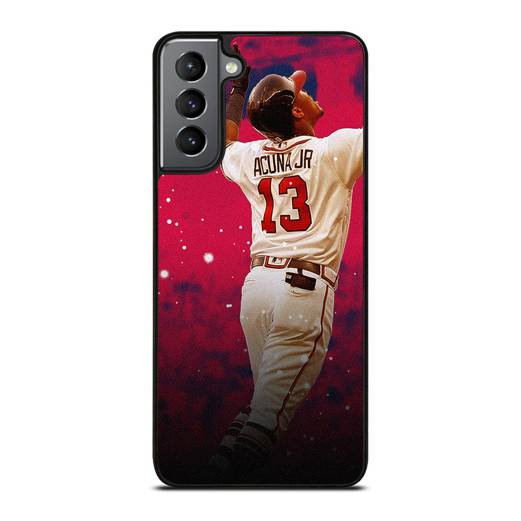 RONALD ACUNA JR ATLANTA BRAVES MLB Samsung Galaxy S21 Plus Case Cover
