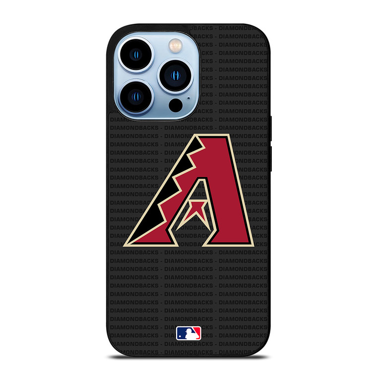 ARIZONA DIAMONDBACKS BASEBALL BLACK iPhone 13 Pro Max Case Cover