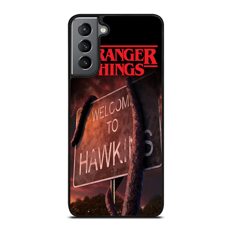 STRANGER THINGS WELCOME TO HAWKINS Samsung Galaxy S21 Plus Case Cover
