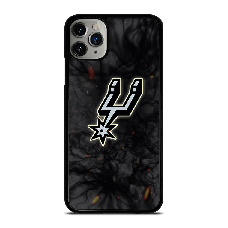 SAN ANTONIO SPURS BASKETBALL NBA FIRE iPhone 11 Pro Max Case Cover