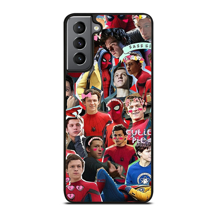 TOM HOLLAND SPIDERMAN COLLAGE Samsung Galaxy S21 Plus Case Cover