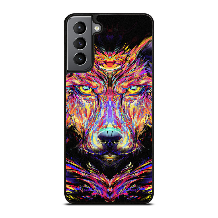 WOLF TRIPPY ART Samsung Galaxy S21 Plus Case Cover
