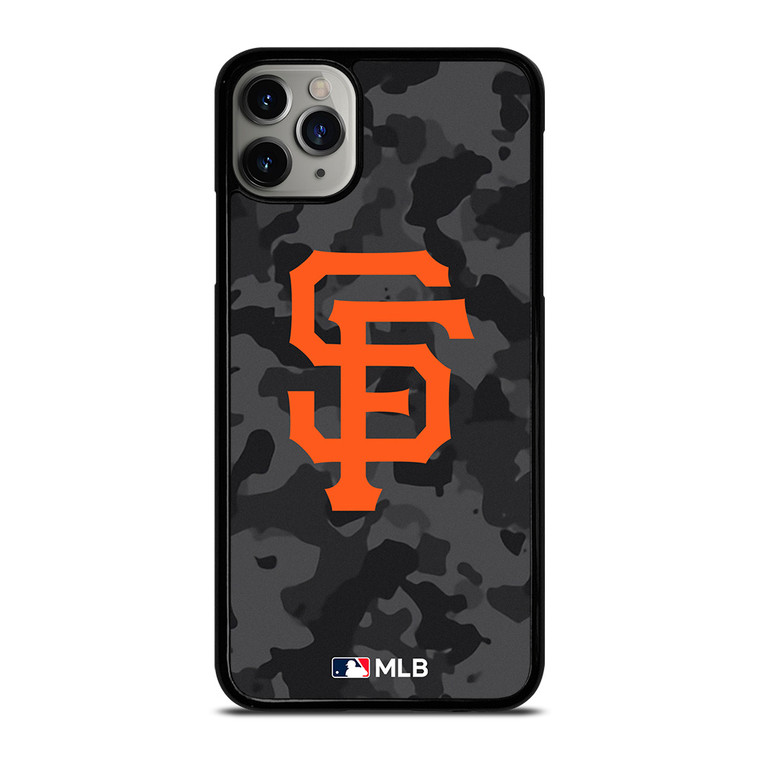 SAN FRANCISCO GIANTS BASEBALL BLACK CAMO iPhone 11 Pro Max Case Cover