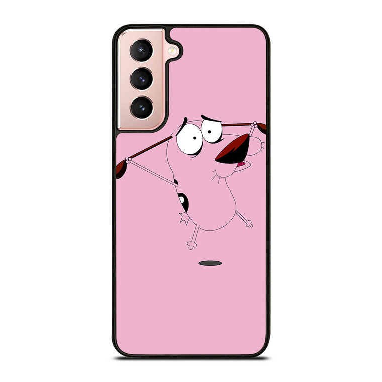 COURAGE THE COWARDLY DOG FLAT Samsung Galaxy S21 Case Cover