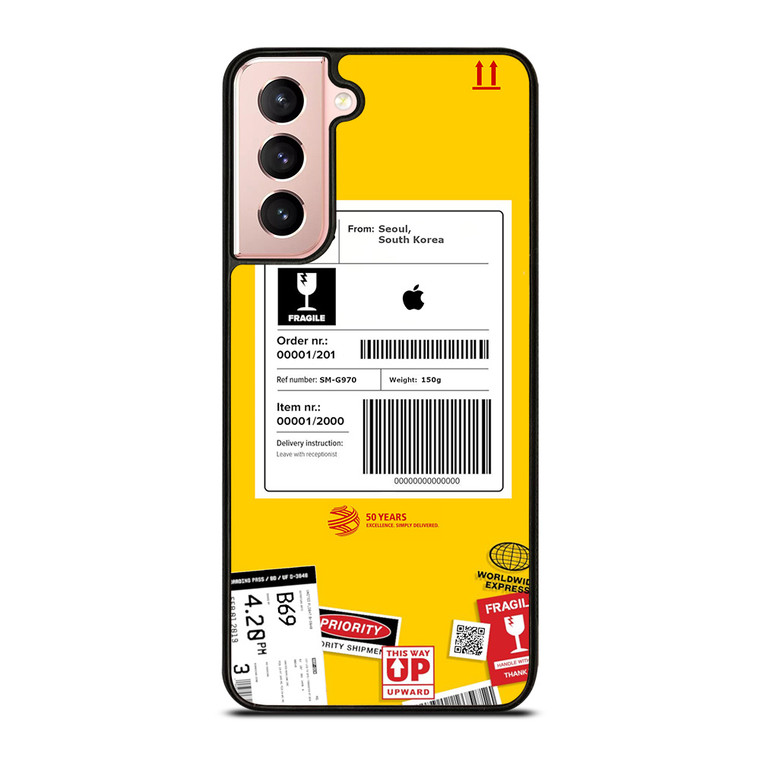 DHL SHIPPING EXPRESS LABEL APPLE Samsung Galaxy S21 Case Cover