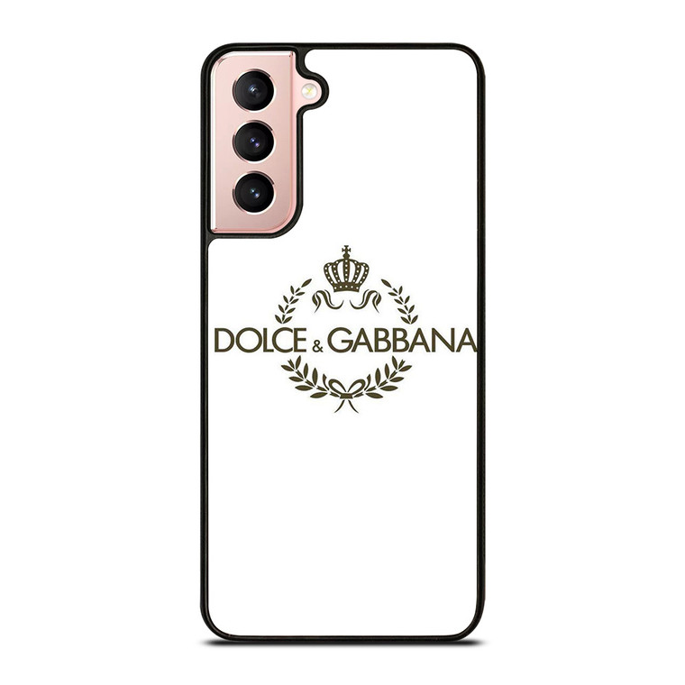 DOLCE AND GABBANA WHITE LOGO Samsung Galaxy S21 Case Cover