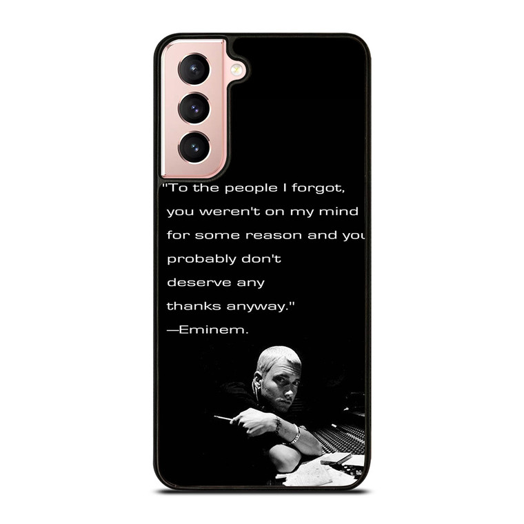 EMINEM RAPPER QUOTES 2 Samsung Galaxy S21 Case Cover