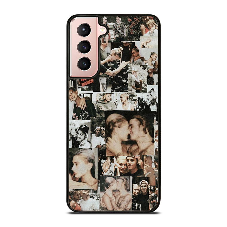 JUSTIN AND HAILEY BIEBER COLLAGE 2 Samsung Galaxy S21 Case Cover