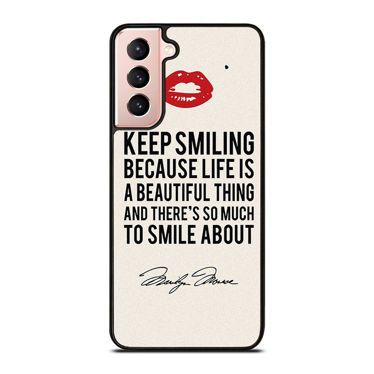 MARILYN MONROE QUOTES Samsung Galaxy S21 Case Cover