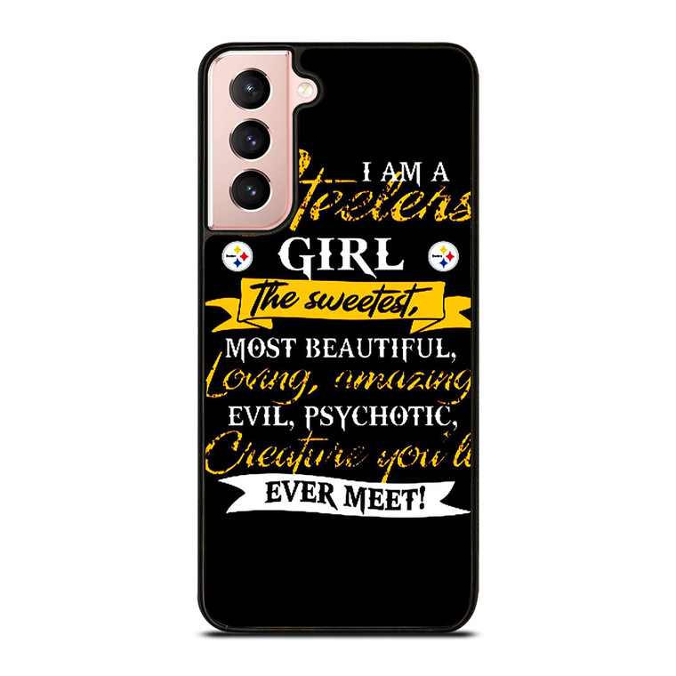 PITTSBURGH STEELERS GIRL FANS Samsung Galaxy S21 Case Cover