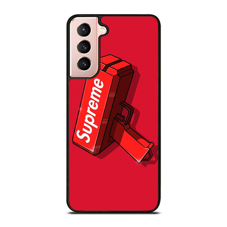 SUPREME MONEY GUN Samsung Galaxy S21 Case Cover