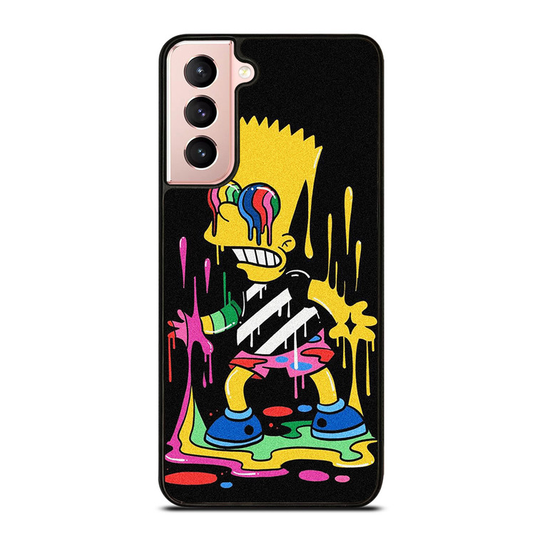 THE SIMPSONS TRIPPY ART Samsung Galaxy S21 Case Cover