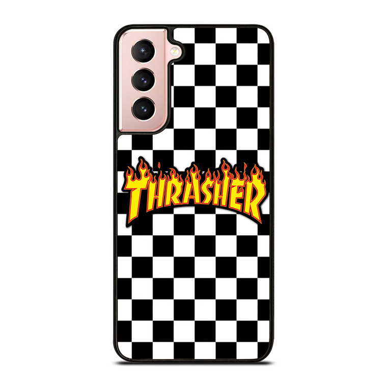 THRASHER SKATEBOARD CHECKERBOARD Samsung Galaxy S21 Case Cover