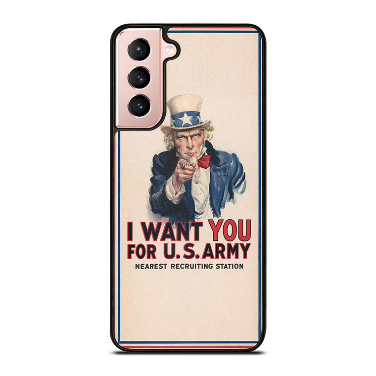UNCLE SAM UNITED STATES ARMY Samsung Galaxy S21 Case Cover