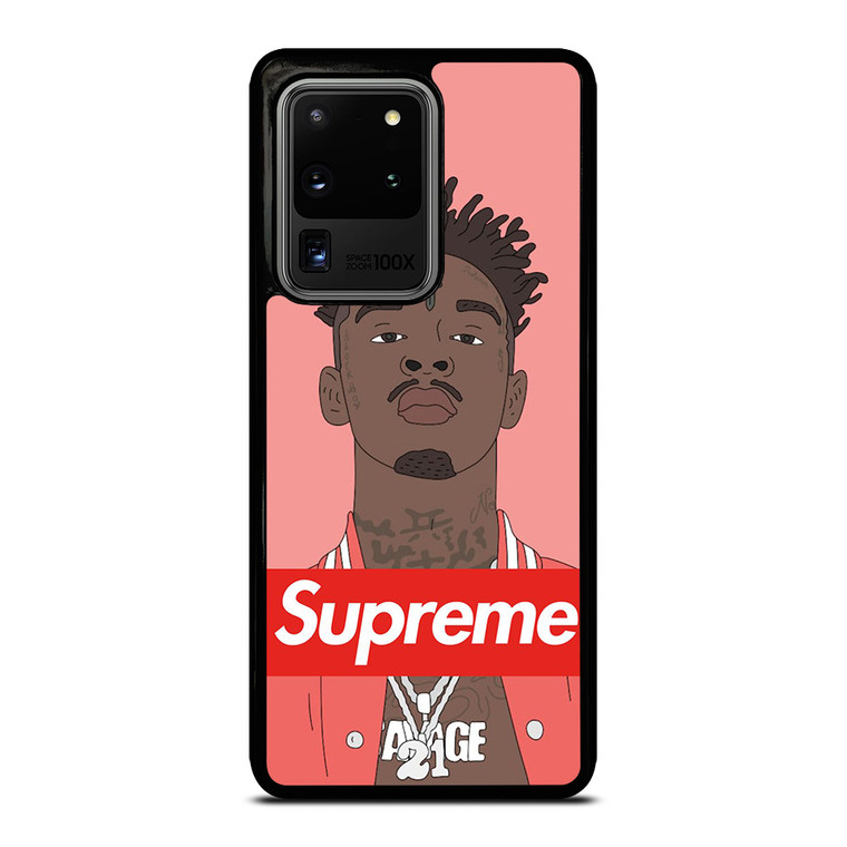 21 SAVAGE PINK SUPREME Samsung Galaxy S20 Ultra Case Cover