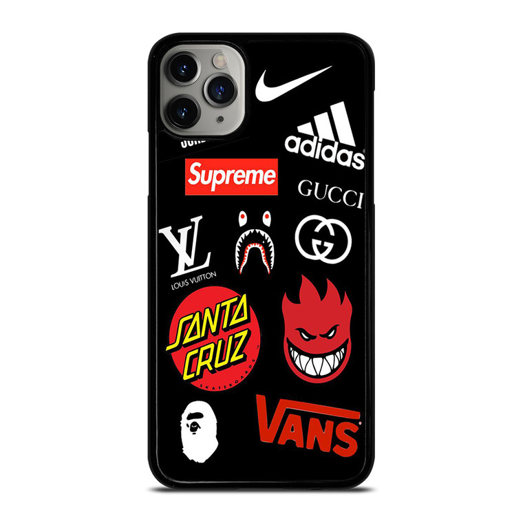 SUPREME NIKE ADIDAS SKATEBOARD iPhone 11 Pro Max Case Cover