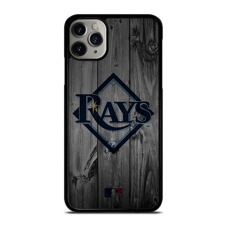 TAMPA BAY RAYS BASEBALL MLB WOOD LOGO iPhone 11 Pro Max Case Cover