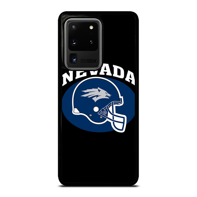 NEVADA WOLF PACK FOOTBALL HELMET Samsung Galaxy S20 Ultra Case Cover