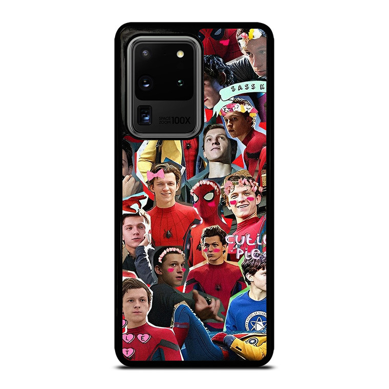 TOM HOLLAND SPIDERMAN COLLAGE Samsung Galaxy S20 Ultra Case Cover