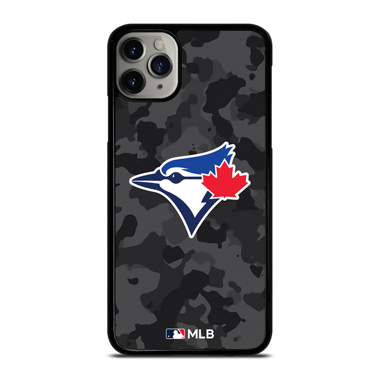 TORONTO BLUE JAYS BASEBALL BLACK CAMO iPhone 11 Pro Max Case Cover