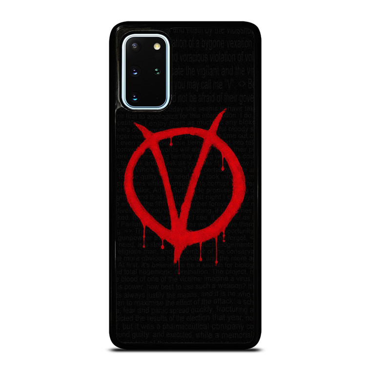 V FOR VENDETTA SYMBOL Samsung Galaxy S20 Plus Case Cover