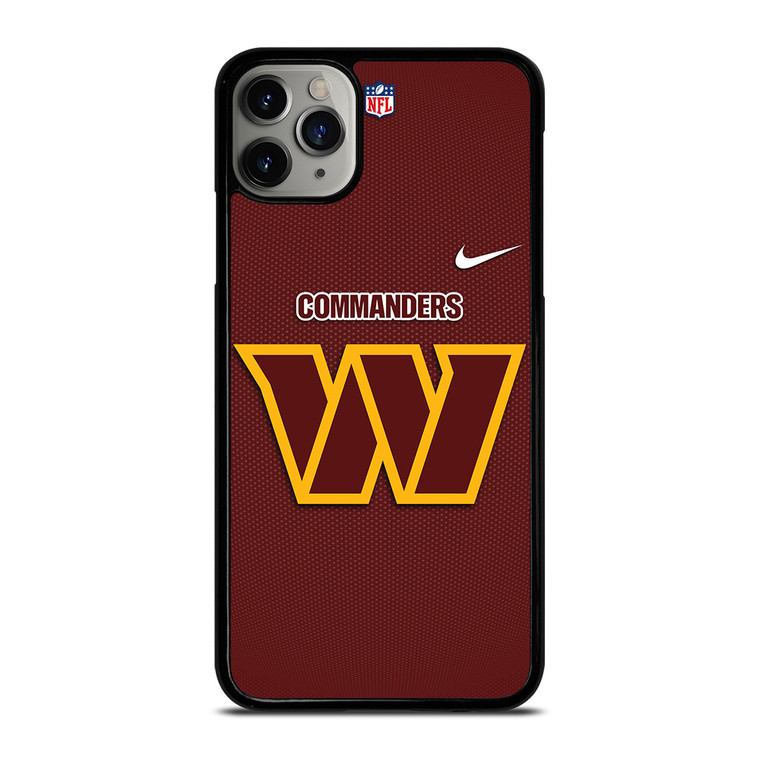 WASHINGTON COMMANDERS NFL FOOTBALL NIKE iPhone 11 Pro Max Case Cover